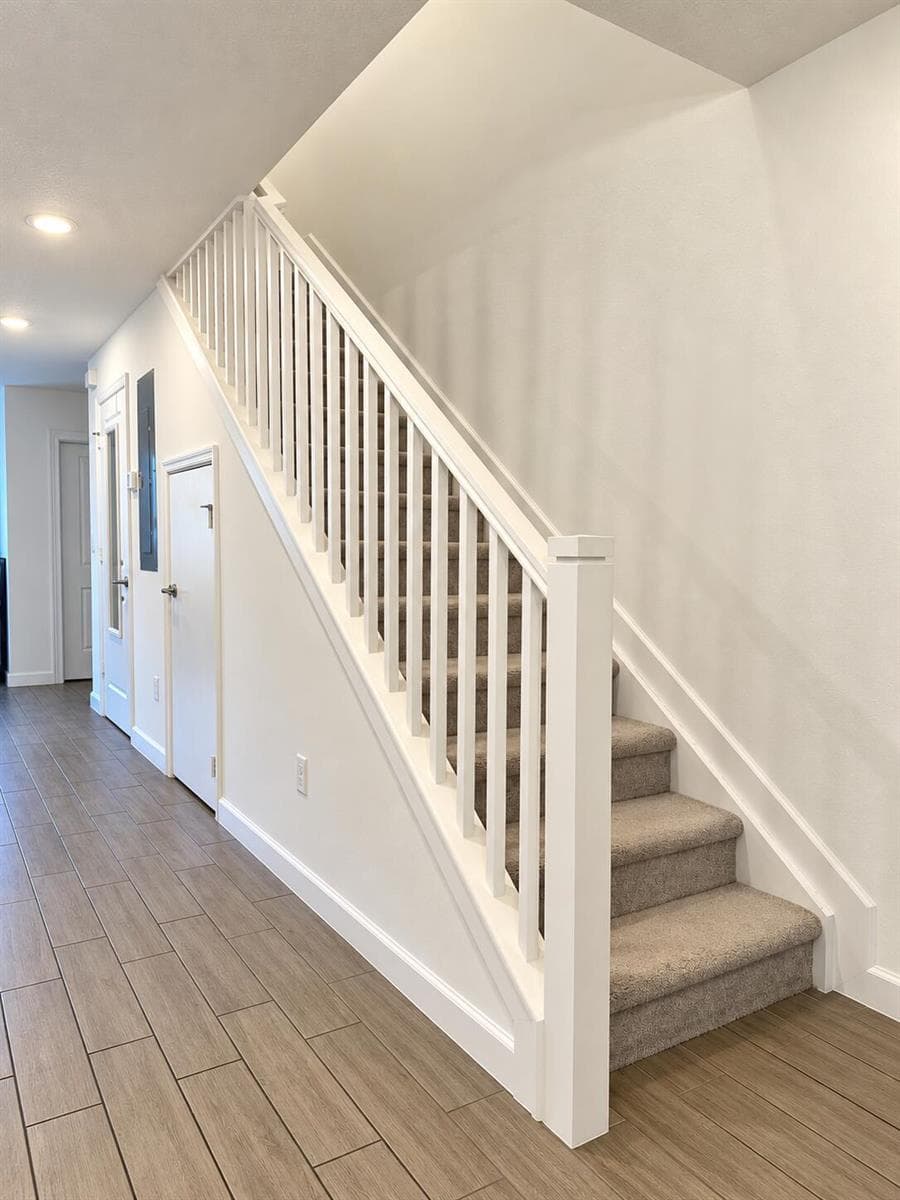 stairs and storage