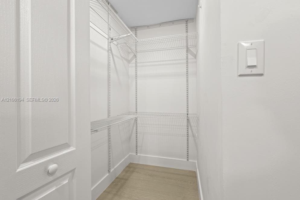 2nd bedroom walk in closet