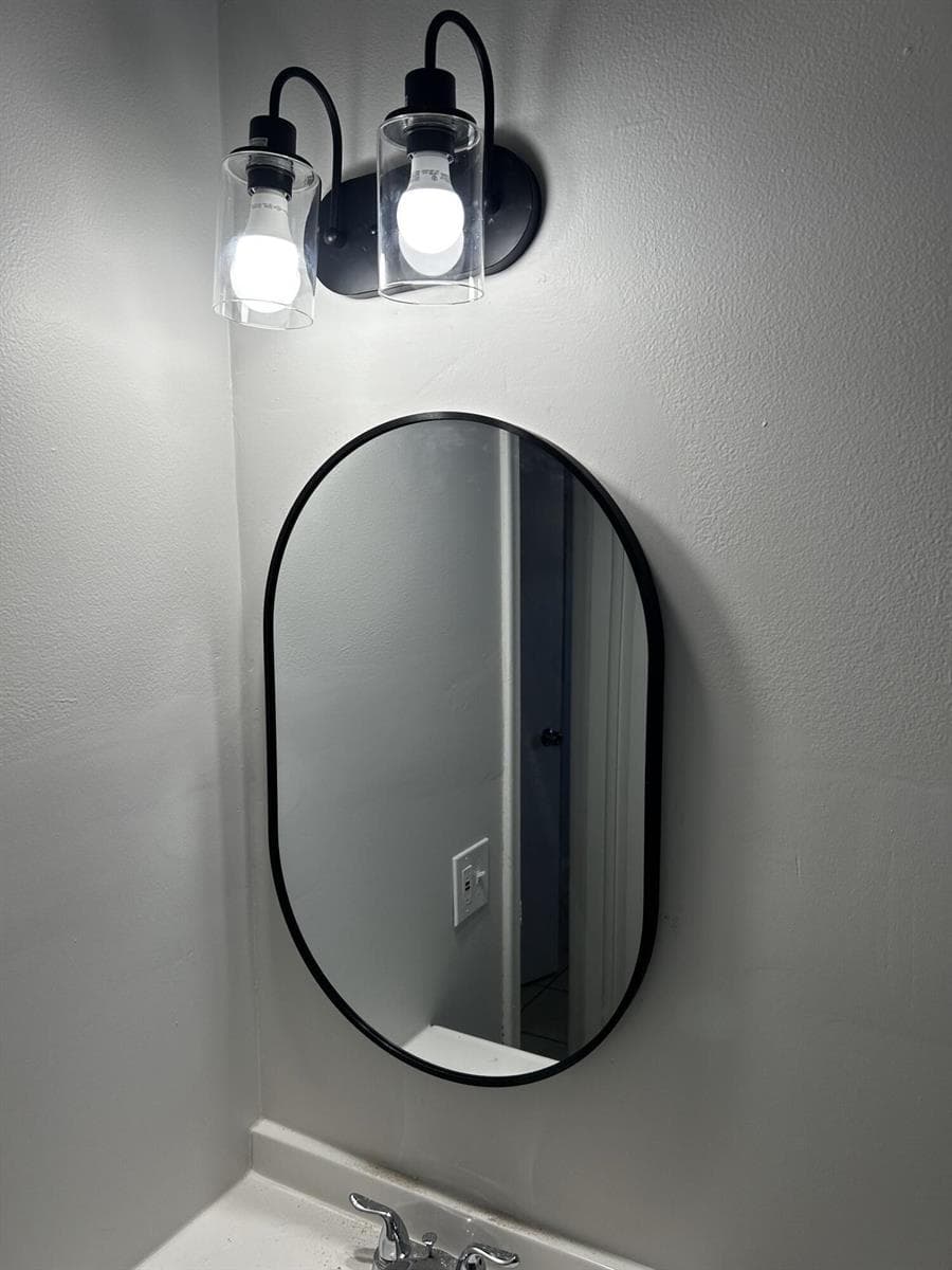 bathroom mirror