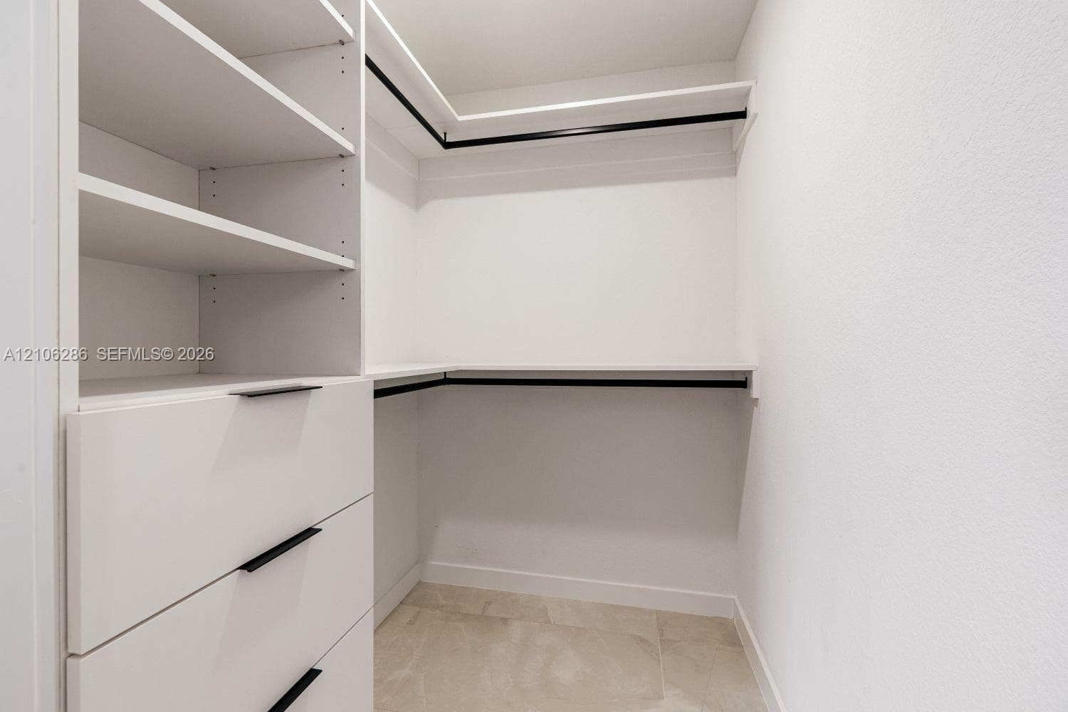 California Closet style, only on select homes