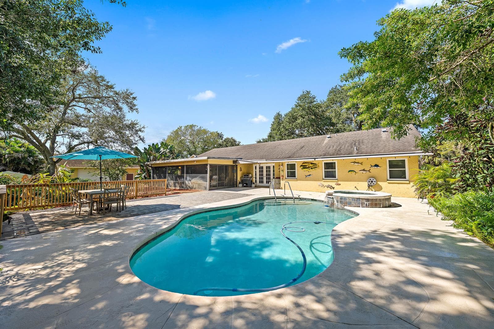 Swimming Pool & Rear Exterior