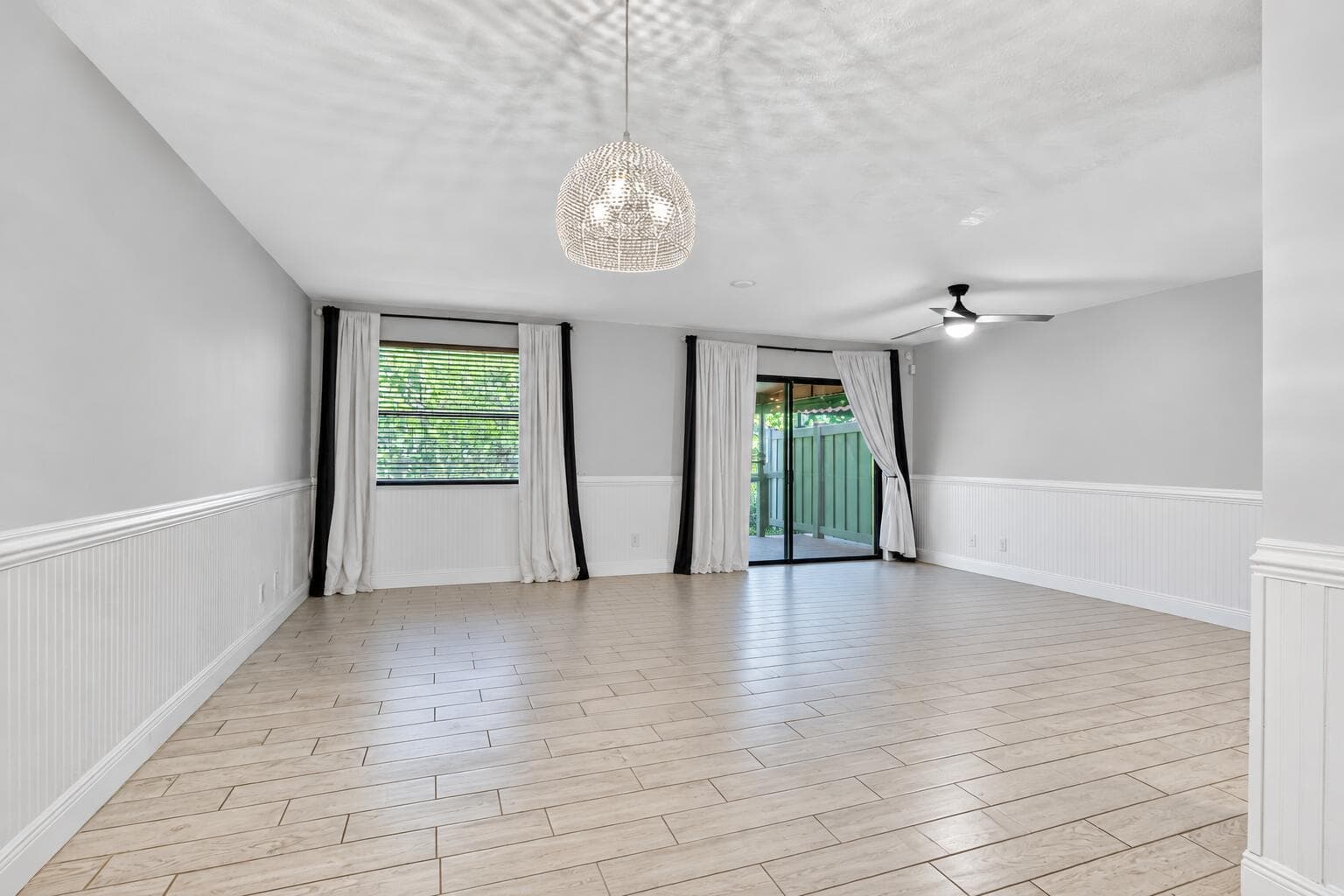 Empty dining and living room space-2