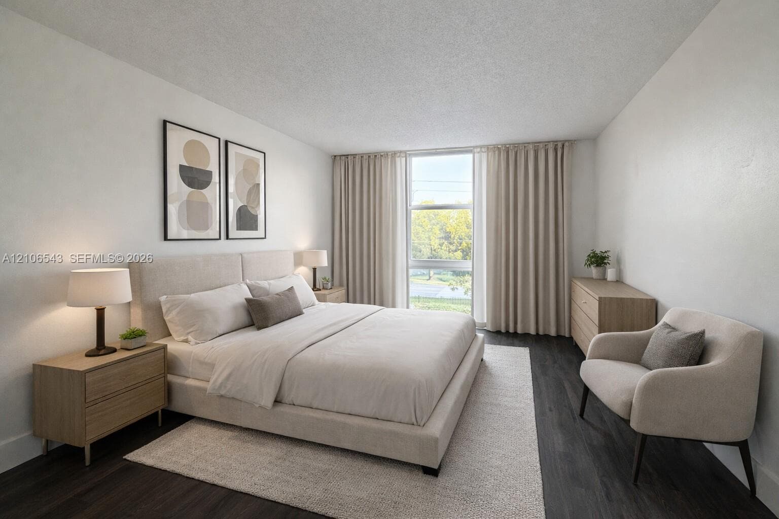 Bedroom-Virtually stage