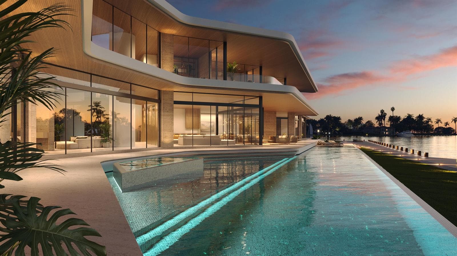 Pool view/east