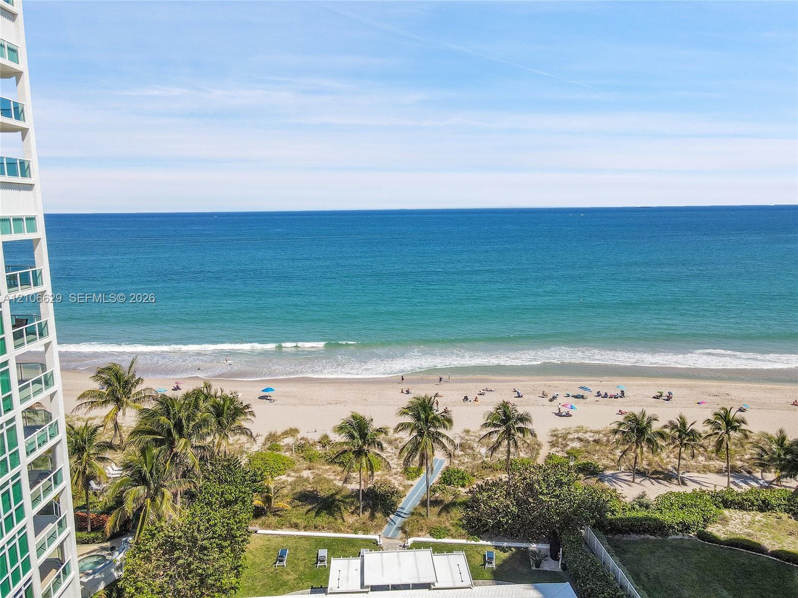 Private beach front property