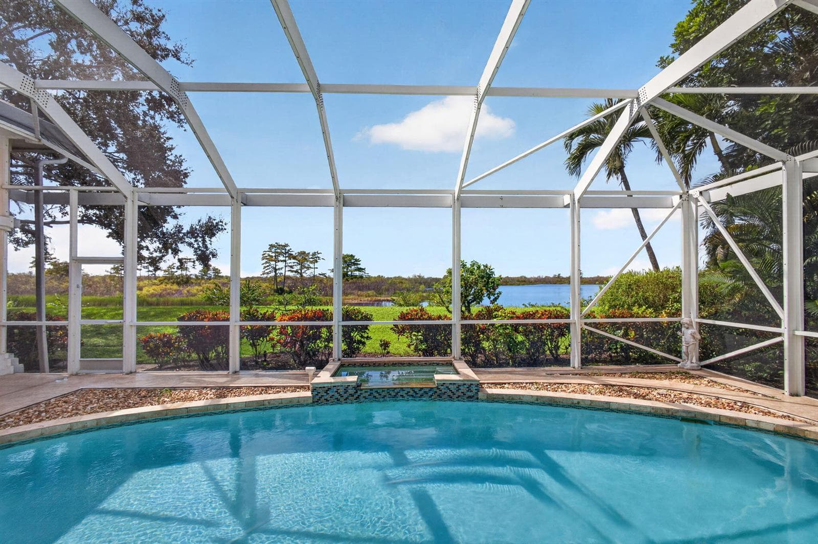 VIEW FROM POOL