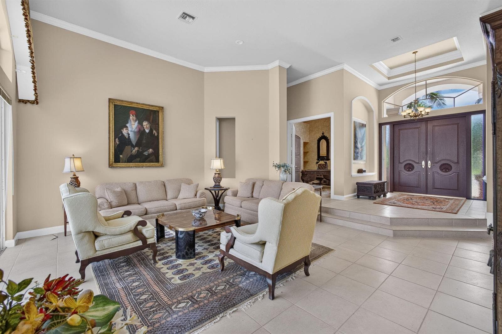 LIVING TO FOYER