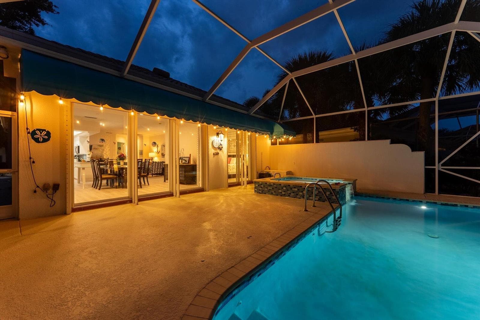 Twilight Pool + Spa