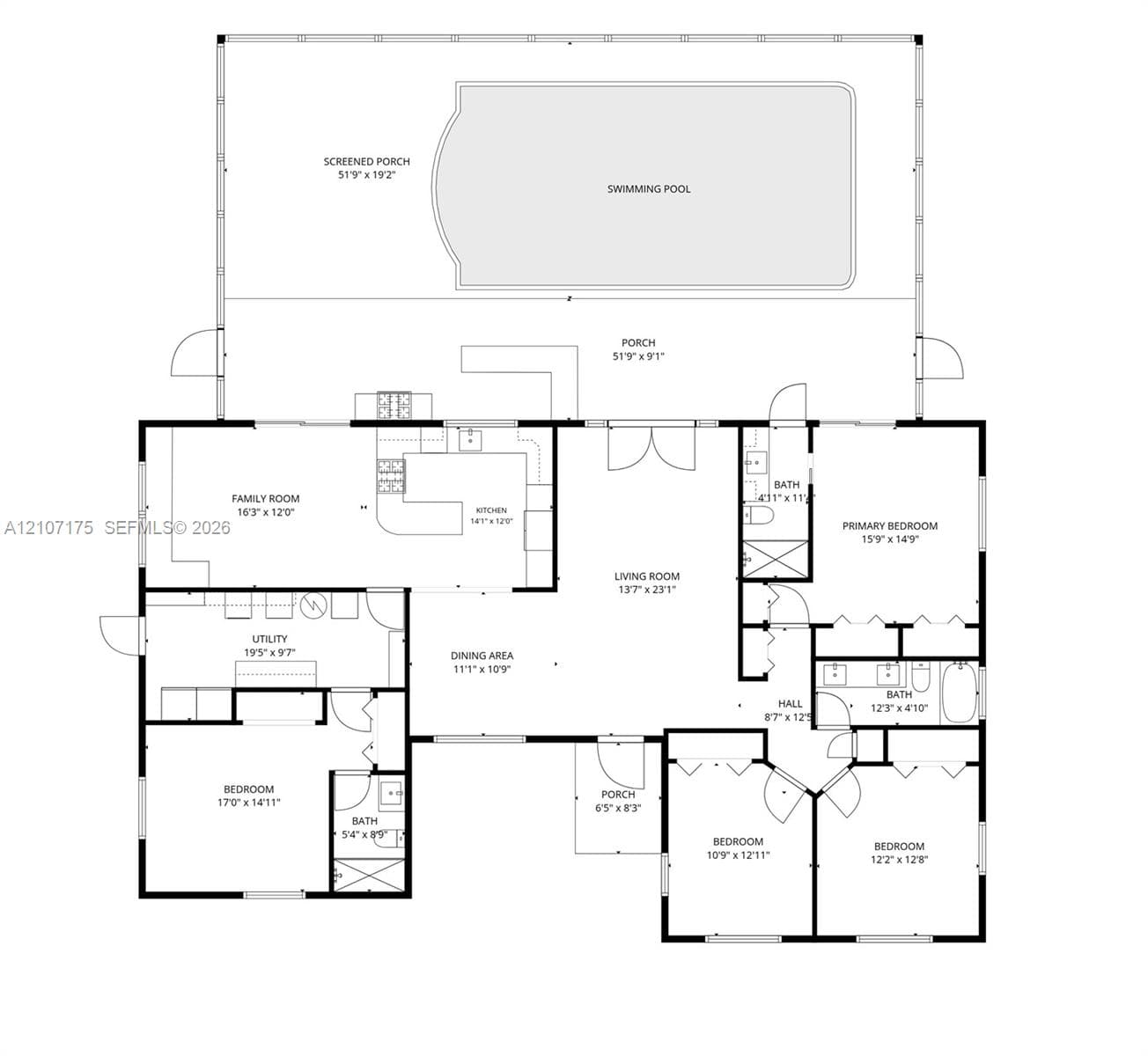 Floor plan - w pool