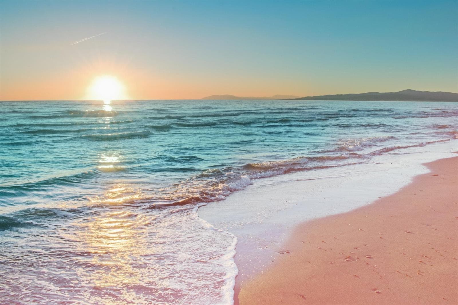 Beautiful beach Sunset