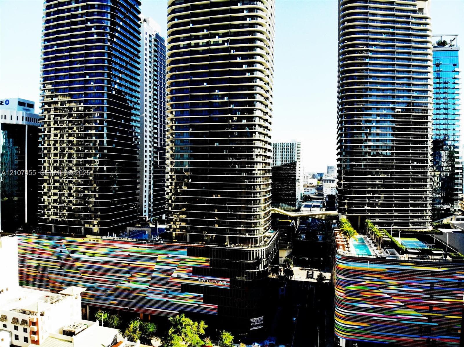 Elevated metropolitan skyline scenery featuring high-rise architecture and dense urban infrastructure