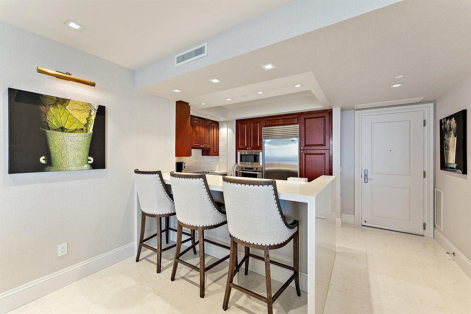 Open Kitchen with Ocean Views