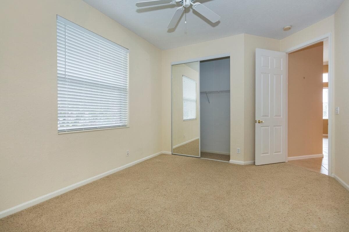 Newly Carpeted secondary bedrooms