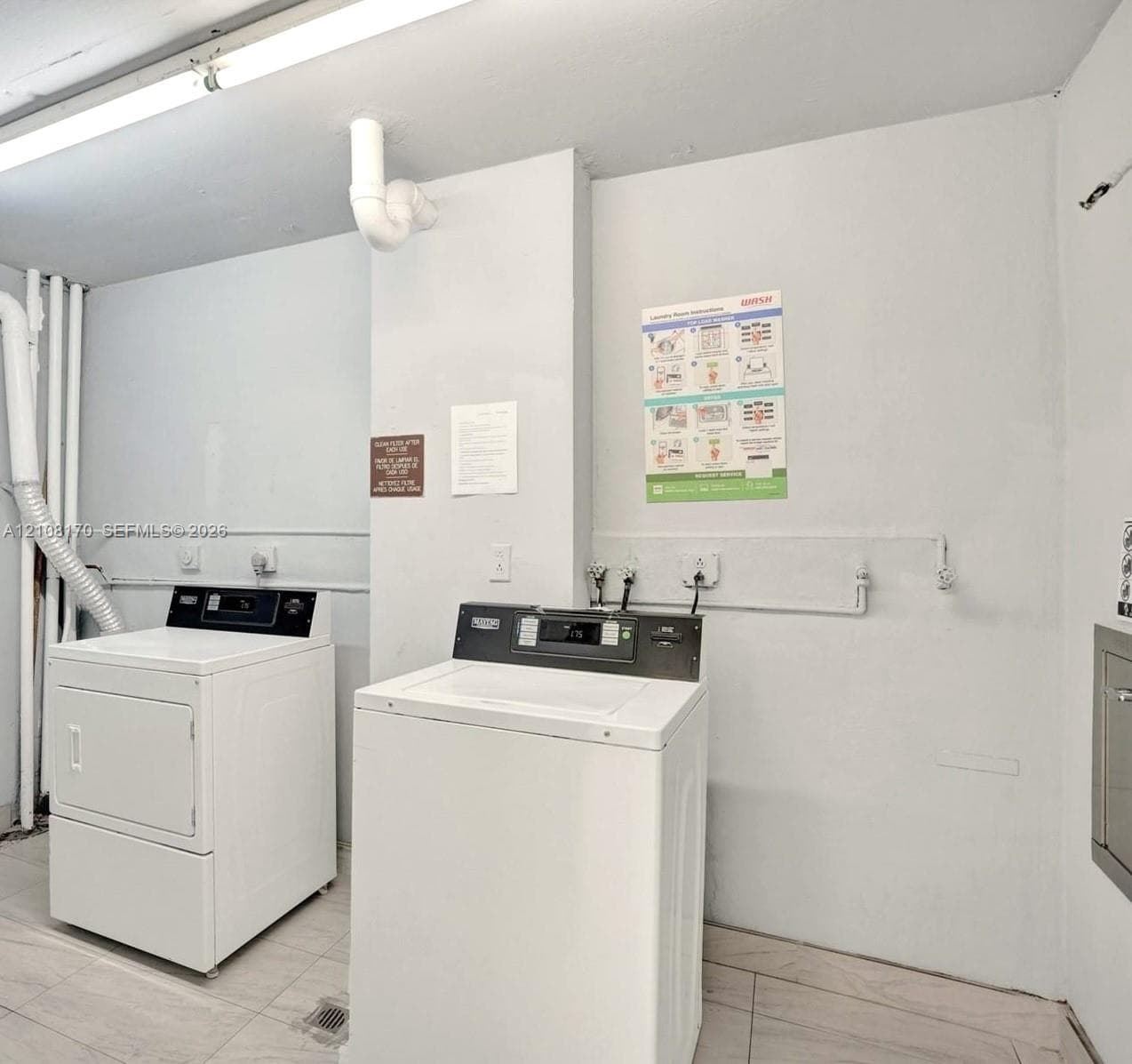 Laundry area