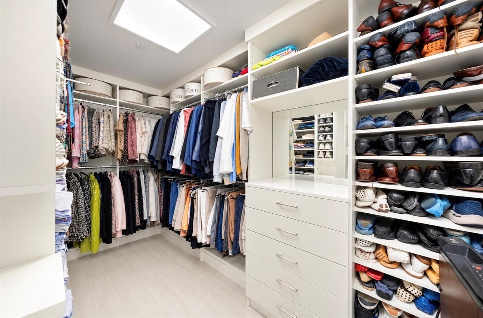 His Generously Sized Primary Closet