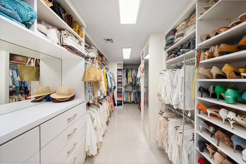 Her Expansive Primary Closet