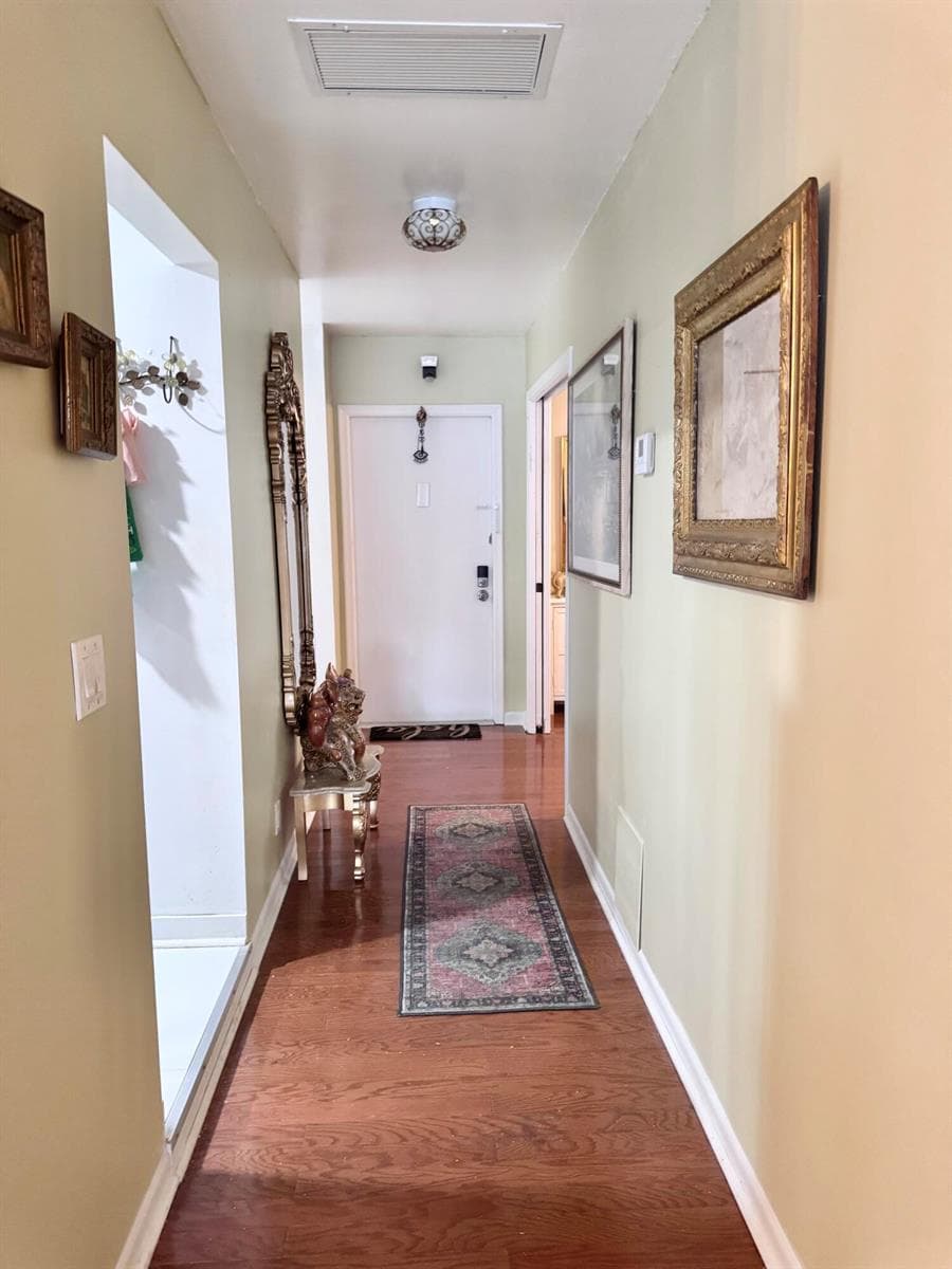 Looking towards front door