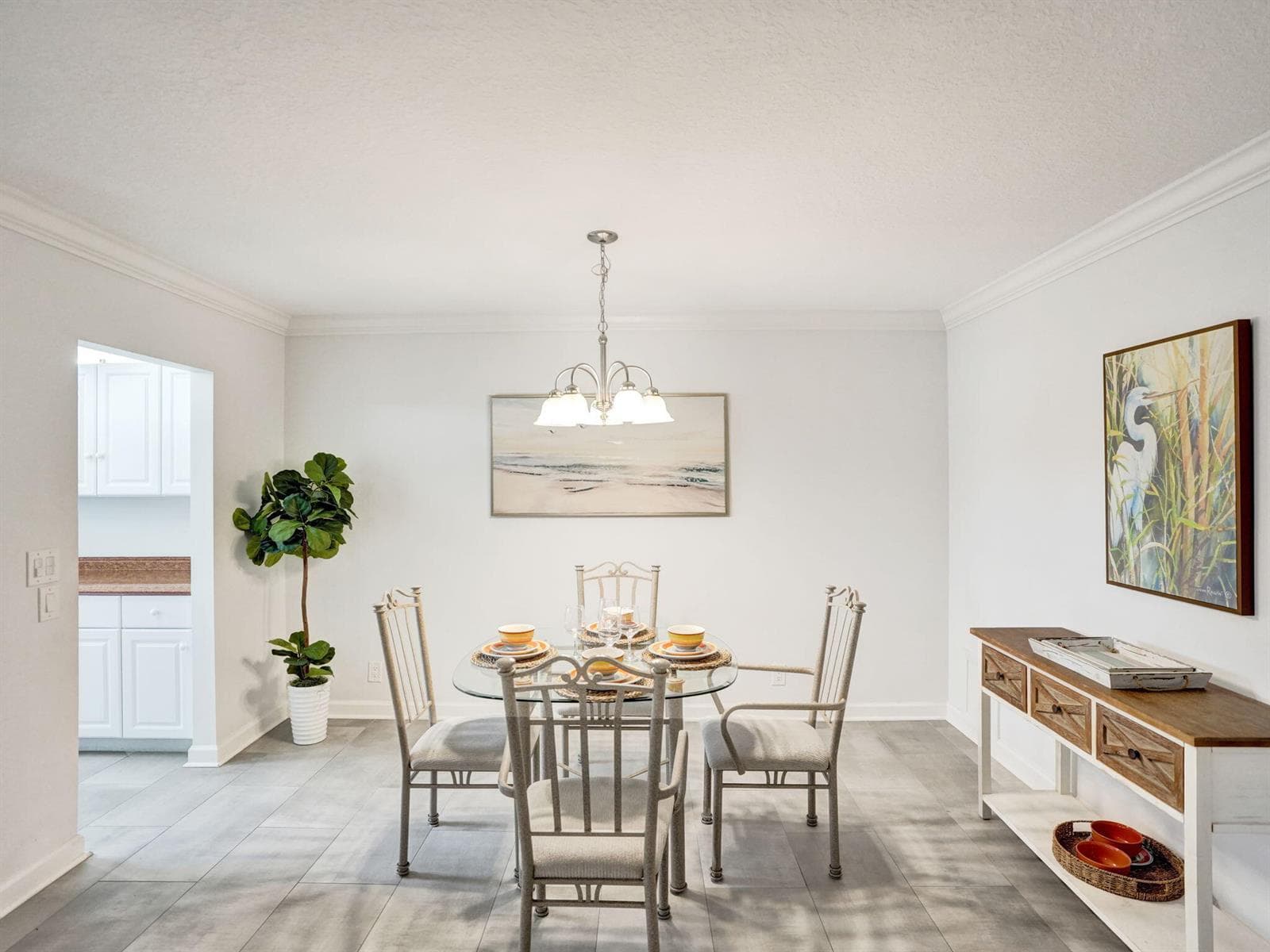 DINING OFF KITCHEN