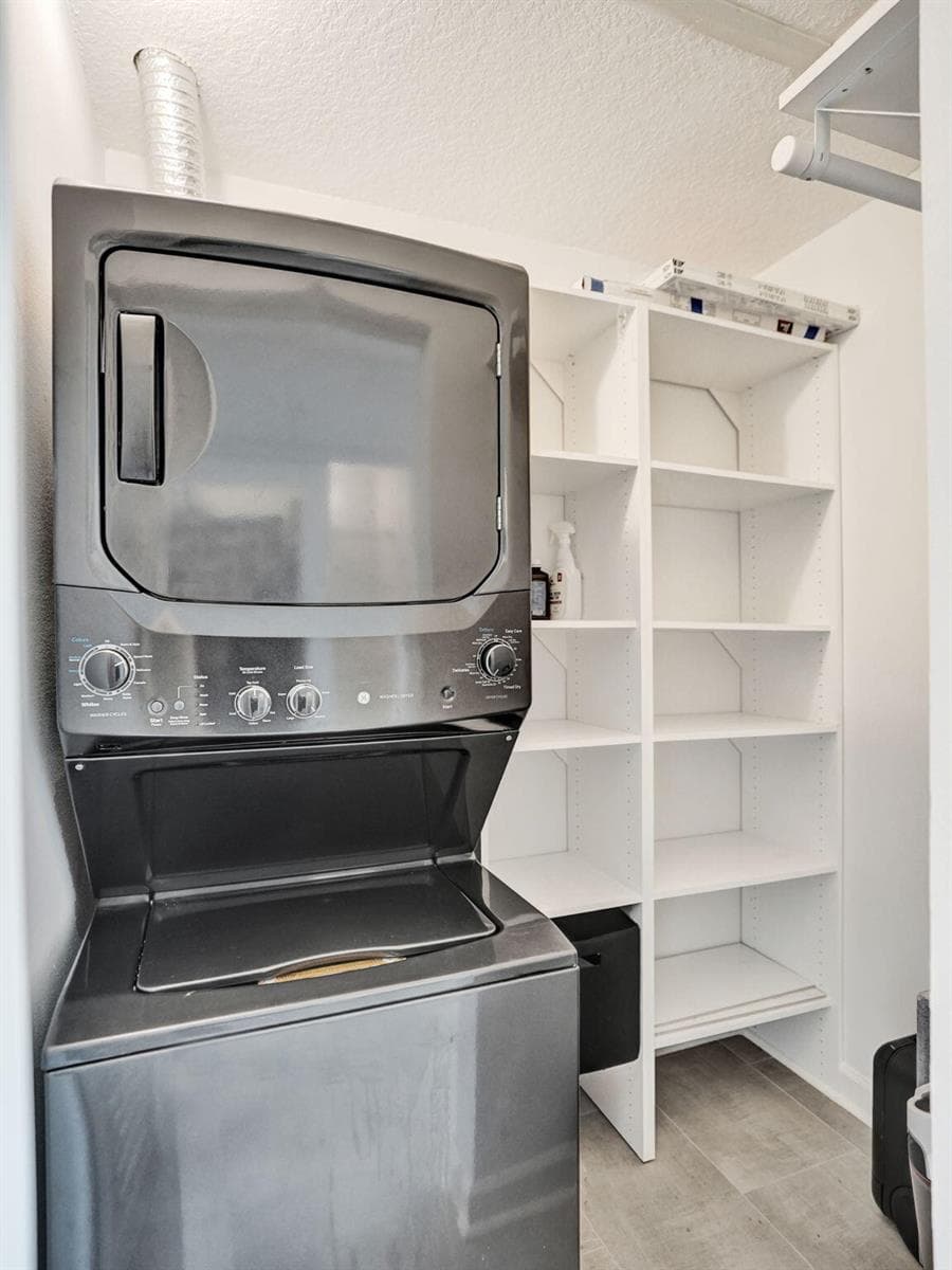 INSIDE WASHER/DRYER