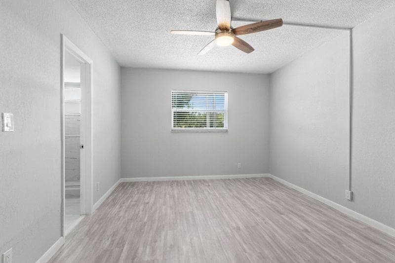 Impact window light and bright bedroom