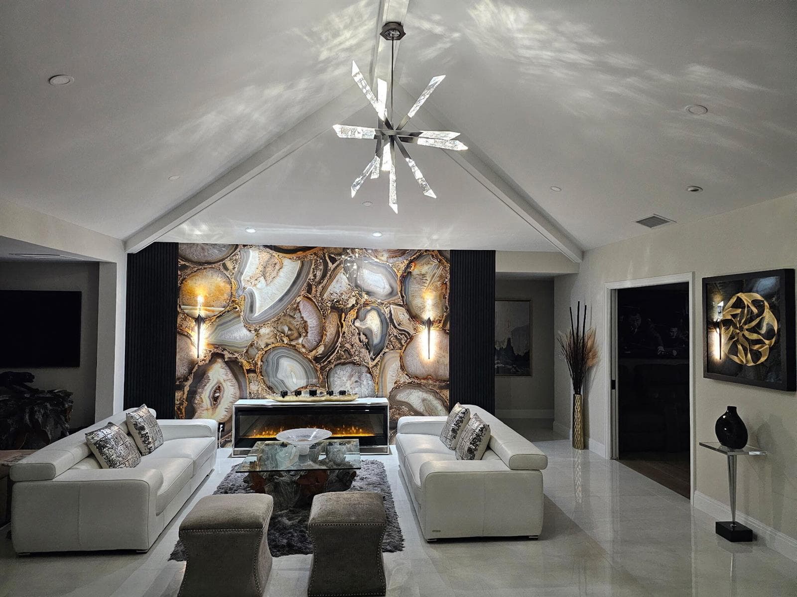 Living Room Night View
