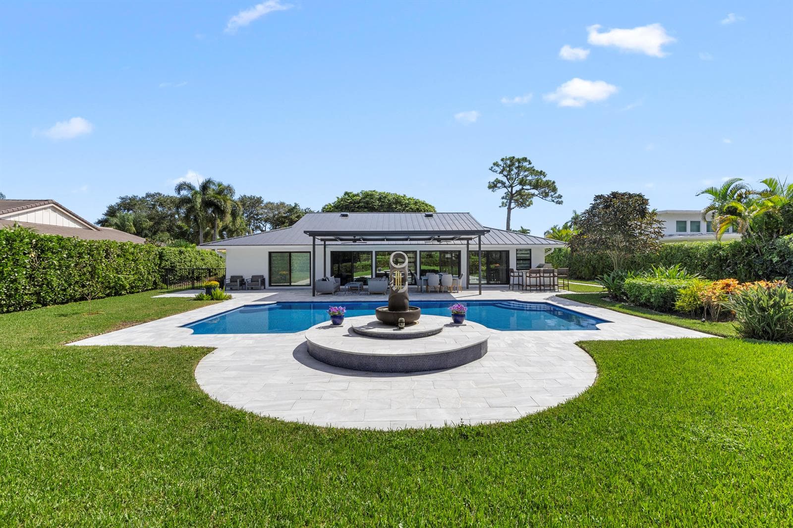 Pool & House Rear View