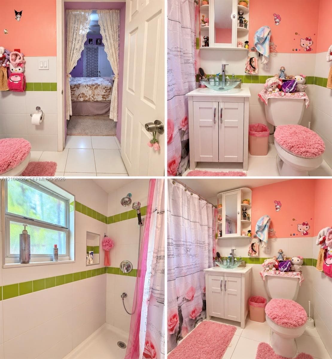 Property Photographic Disclosure. Documenting the interior sanitary facilities and bedroom configuration of the property