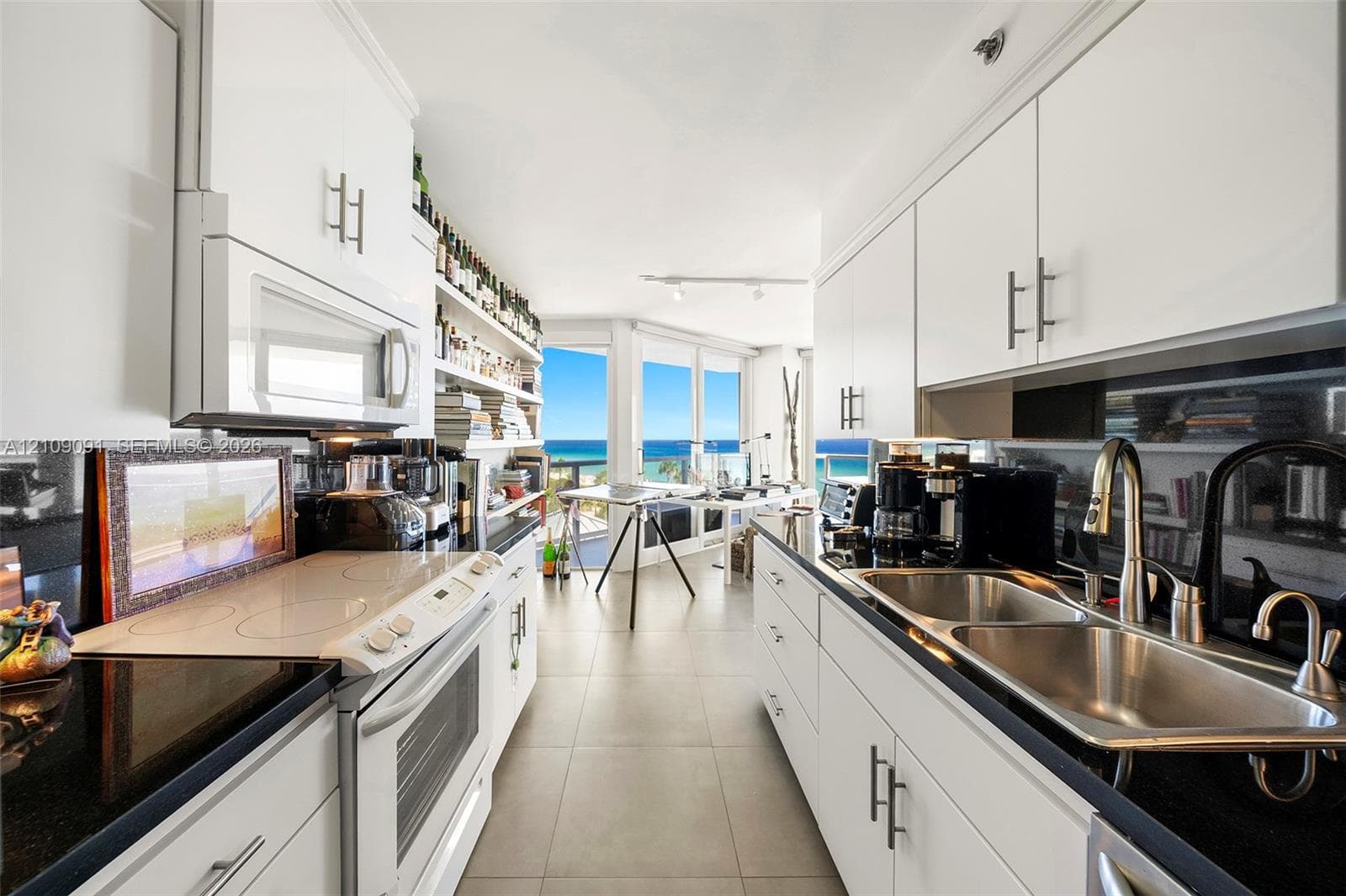Two separate kitchen areas