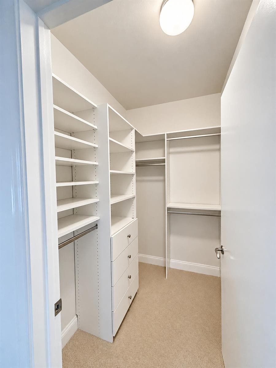PRIMARY WALK IN CLOSET