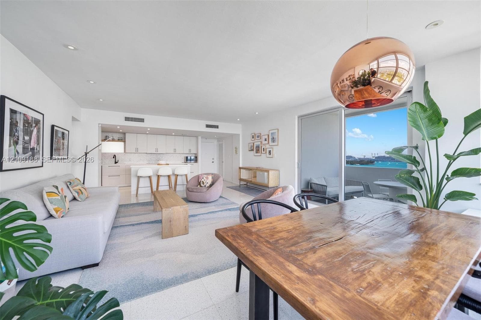 Open plan living/dining/kitchen