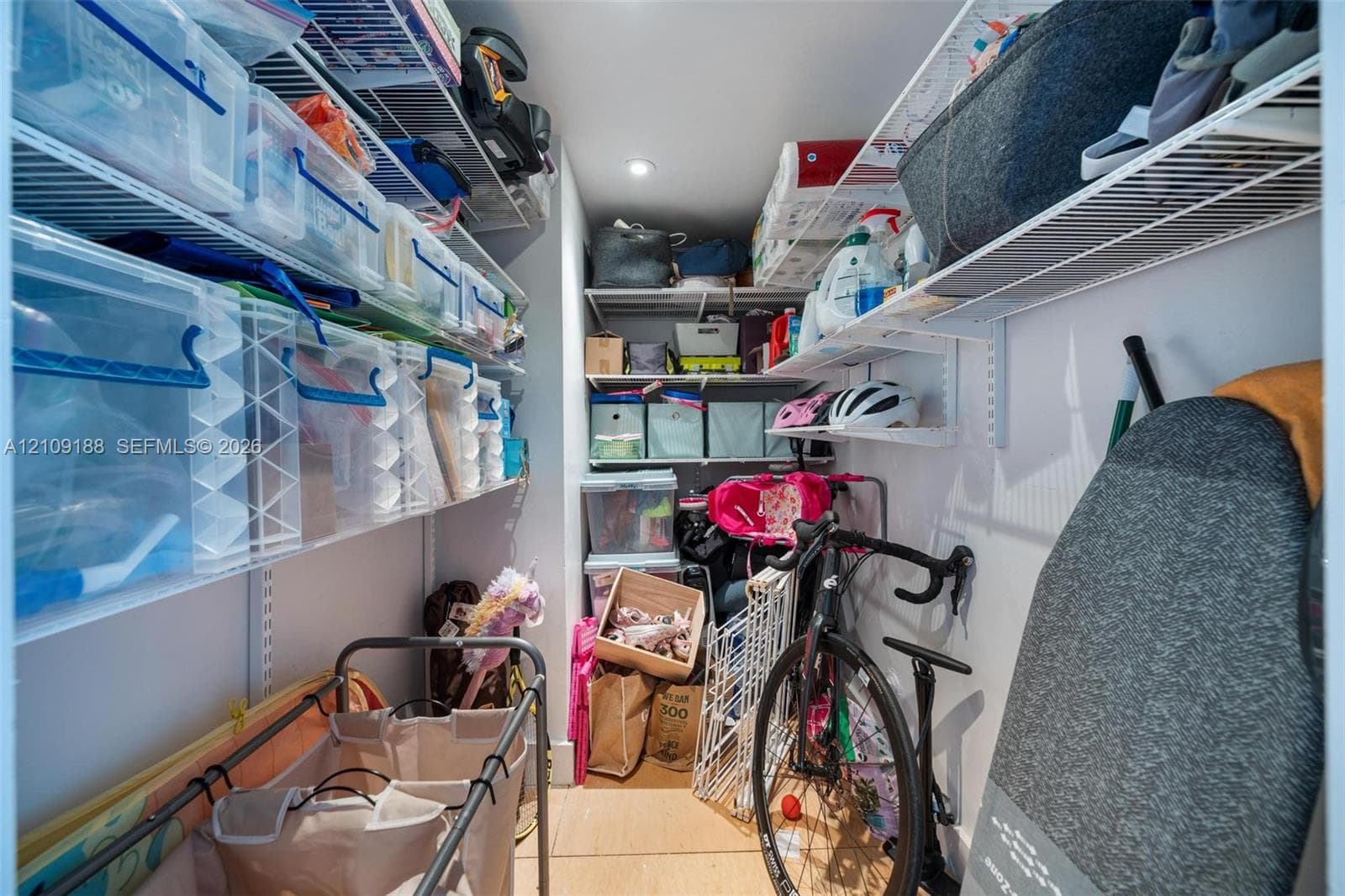 Extra large storage closet