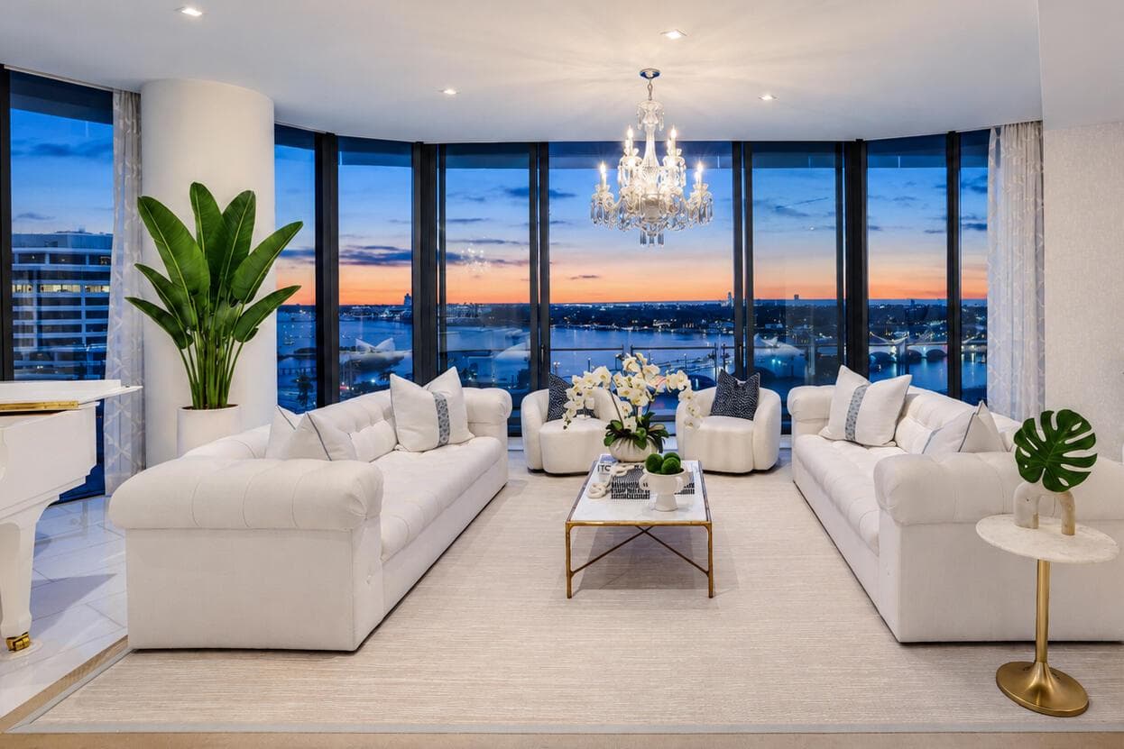 Living Room Twilight