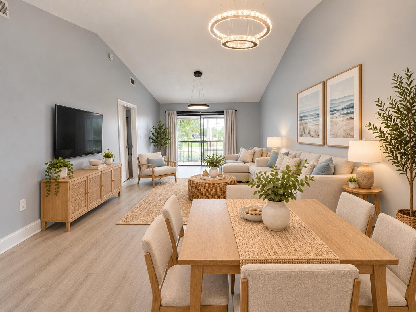 Dining Area Virtually Staged