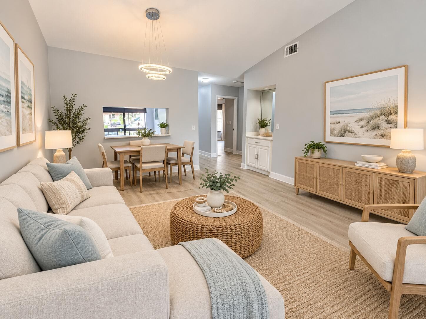 Living Room Virtually Staged