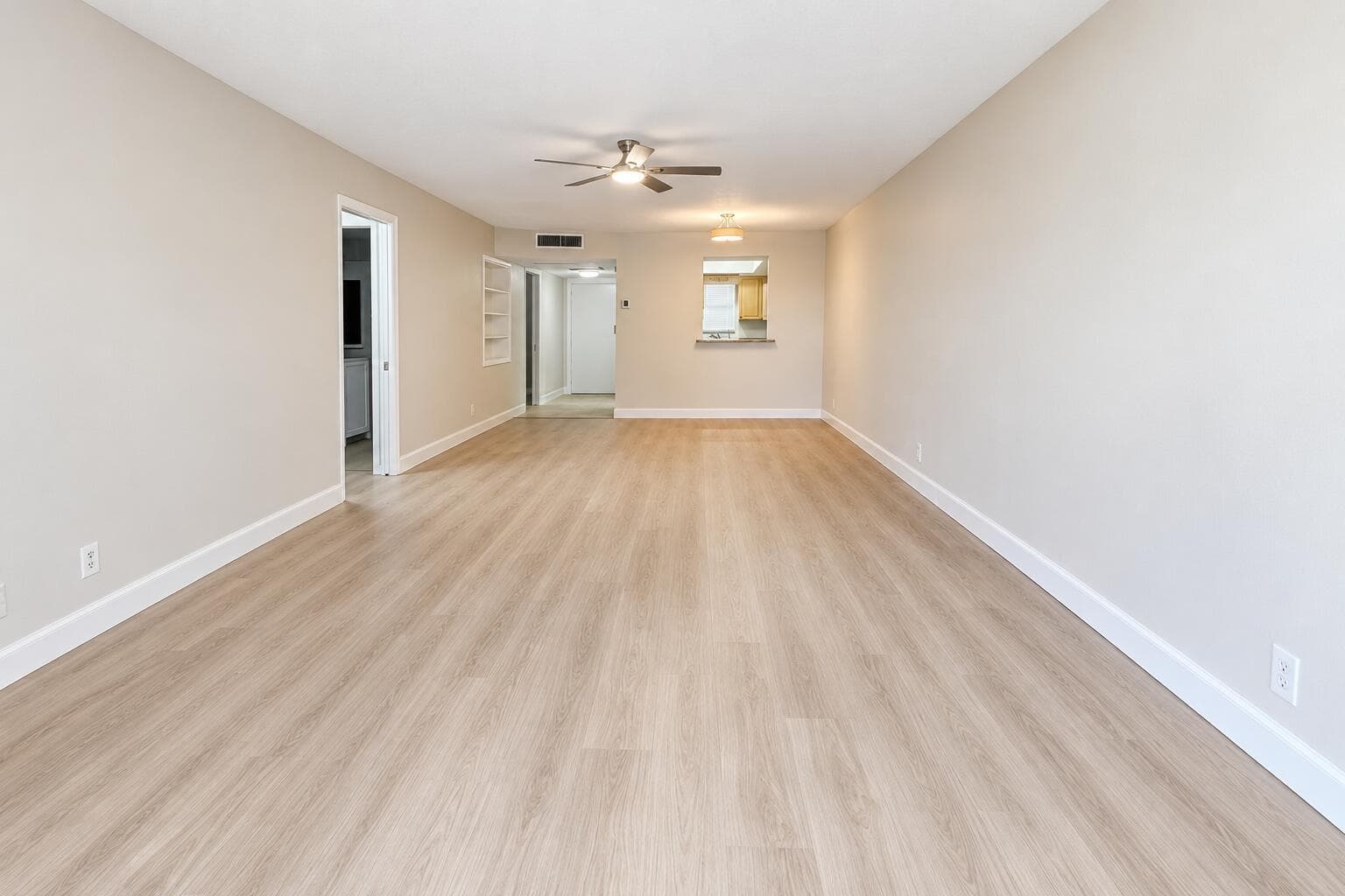 Living and dining area