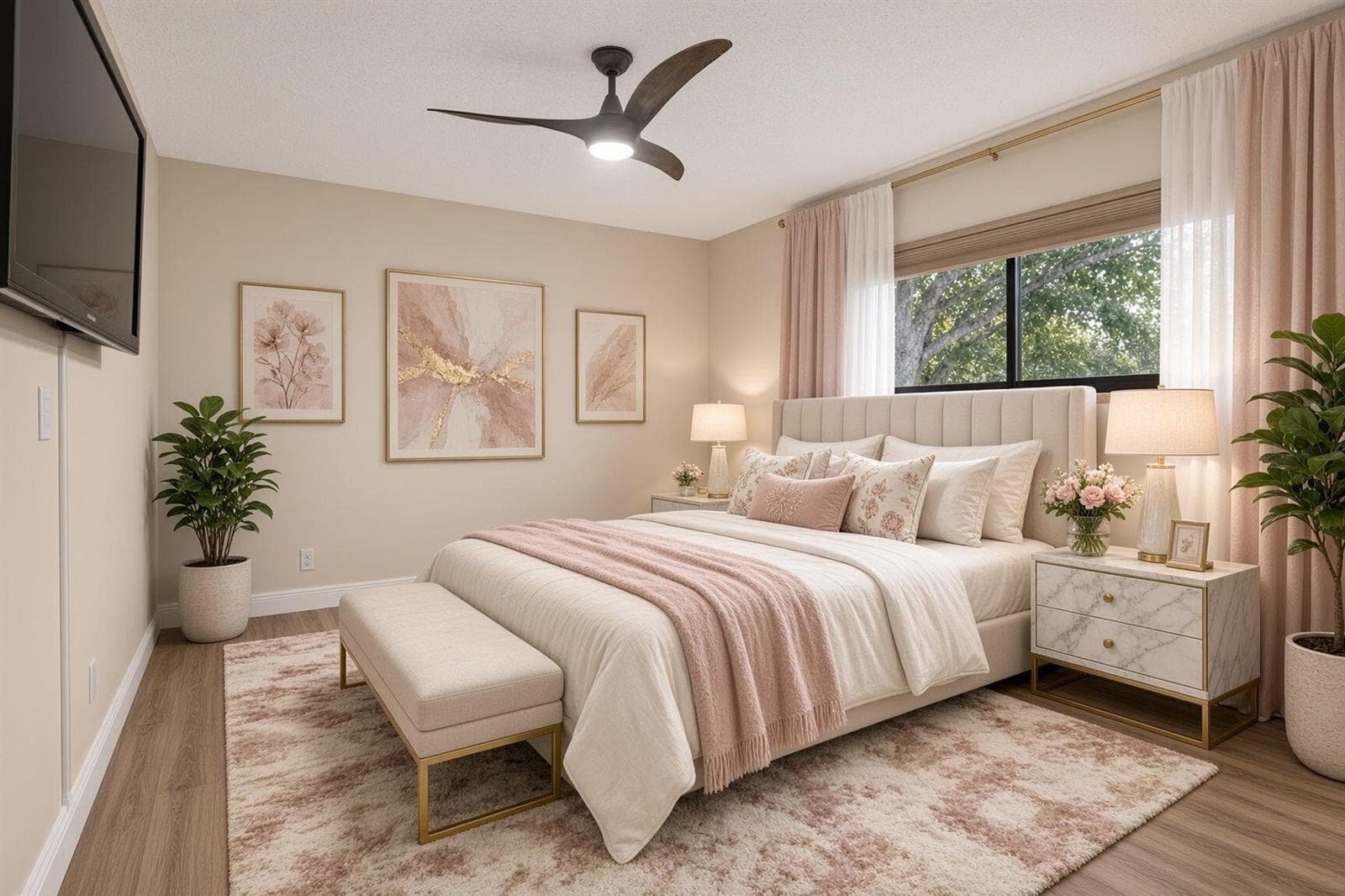 Large and Bright MAin Bedroom