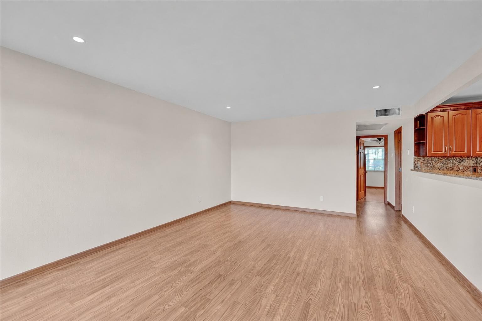 living room empty