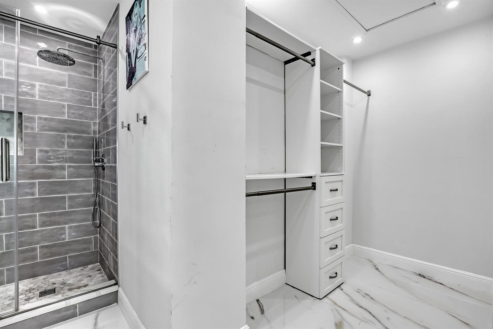 Primary closet