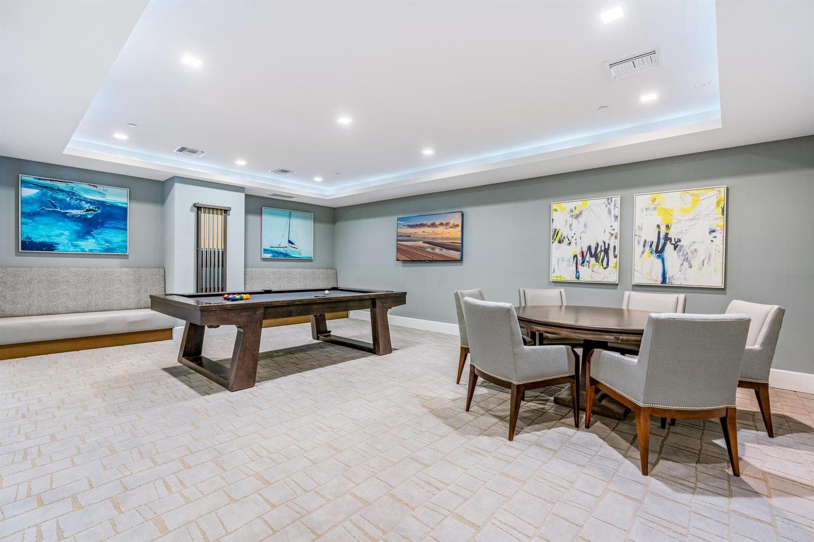 Pool and Card Room