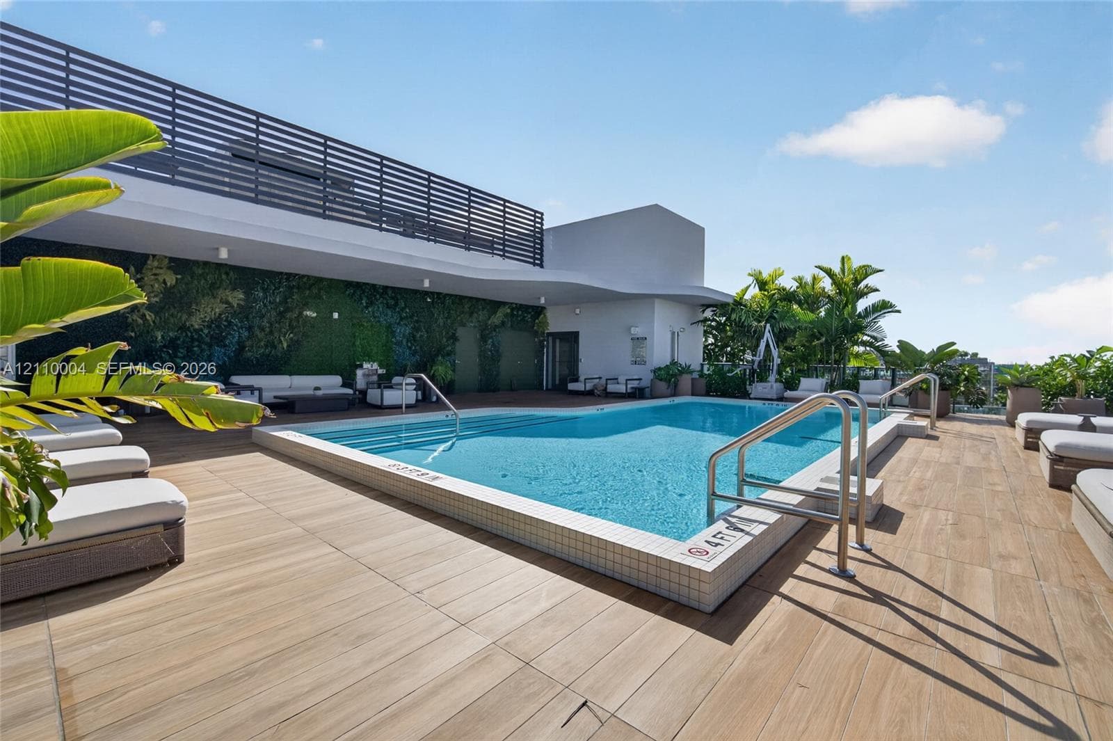 Rooftop swimming pool