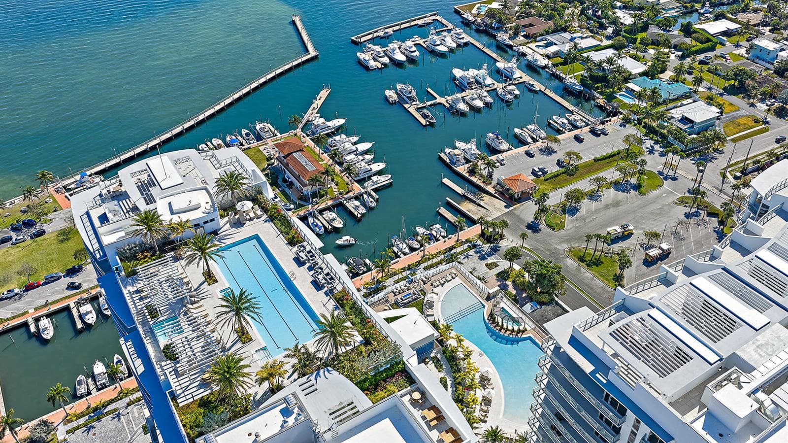 Lake Park Harbor Marina - Aerial
