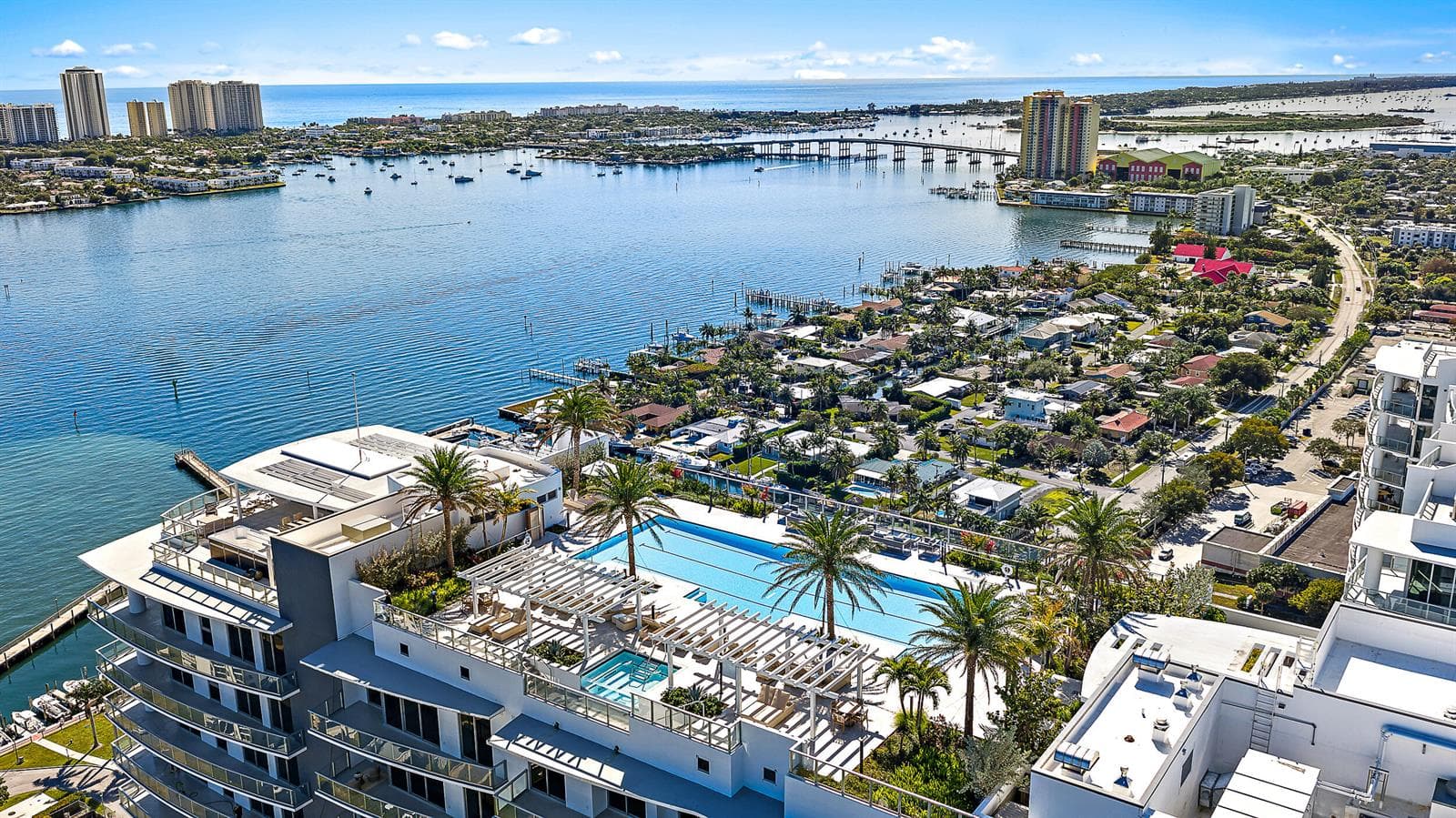 Rooftop Pool Aerial