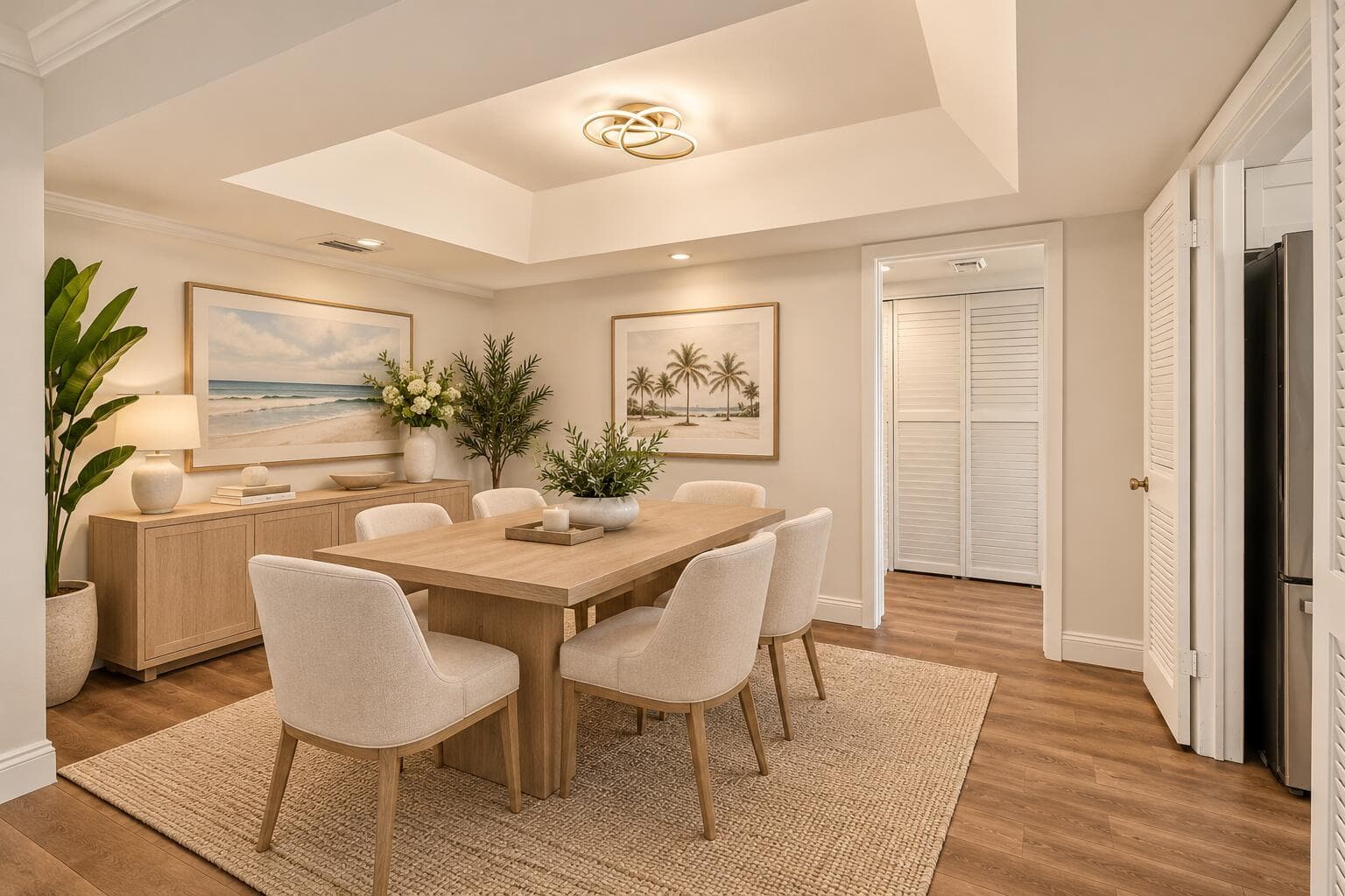 Modern Coastal Dining Room