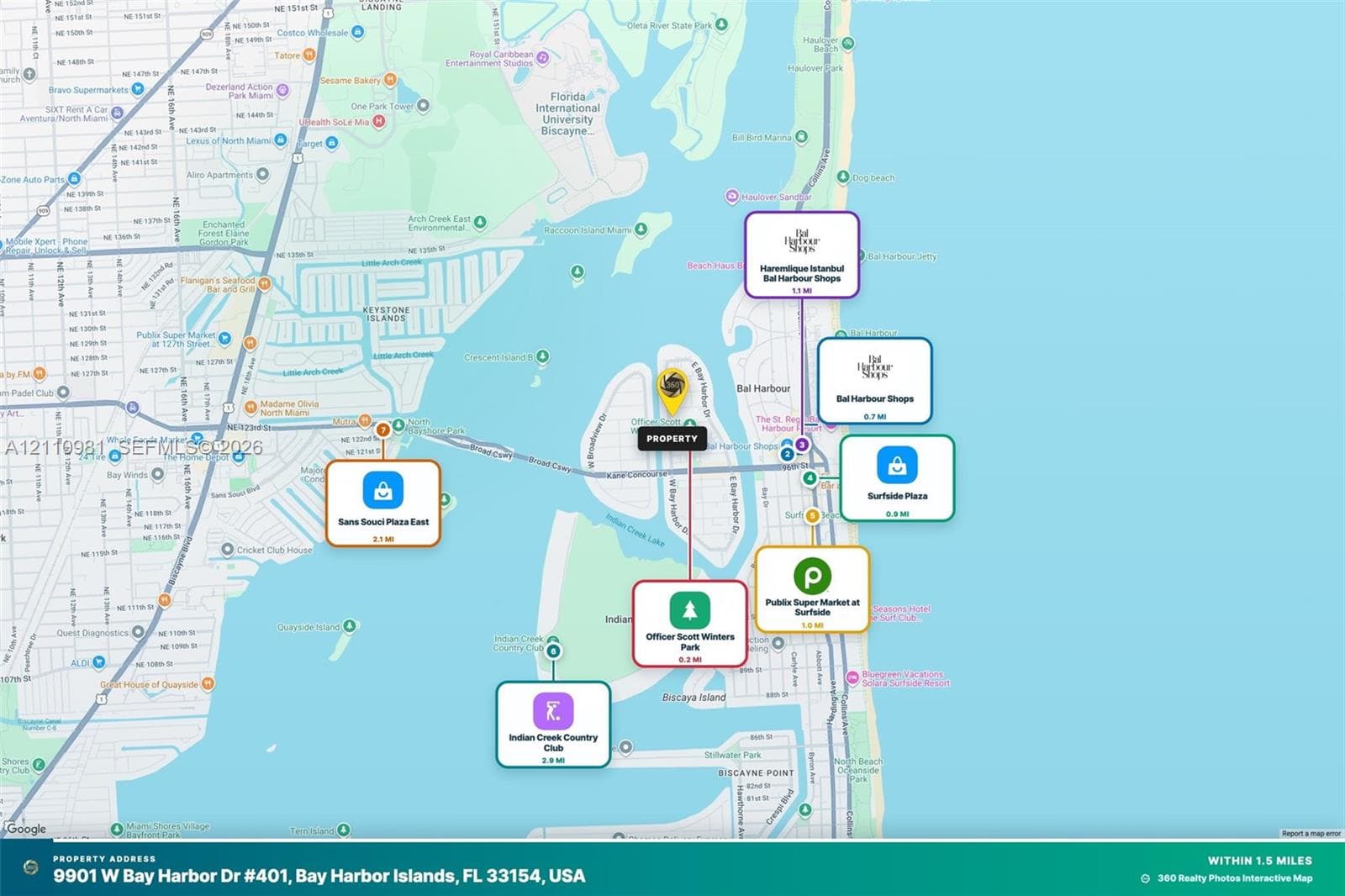 Location Map. Identifying area infrastructure and commercial points relative to the property