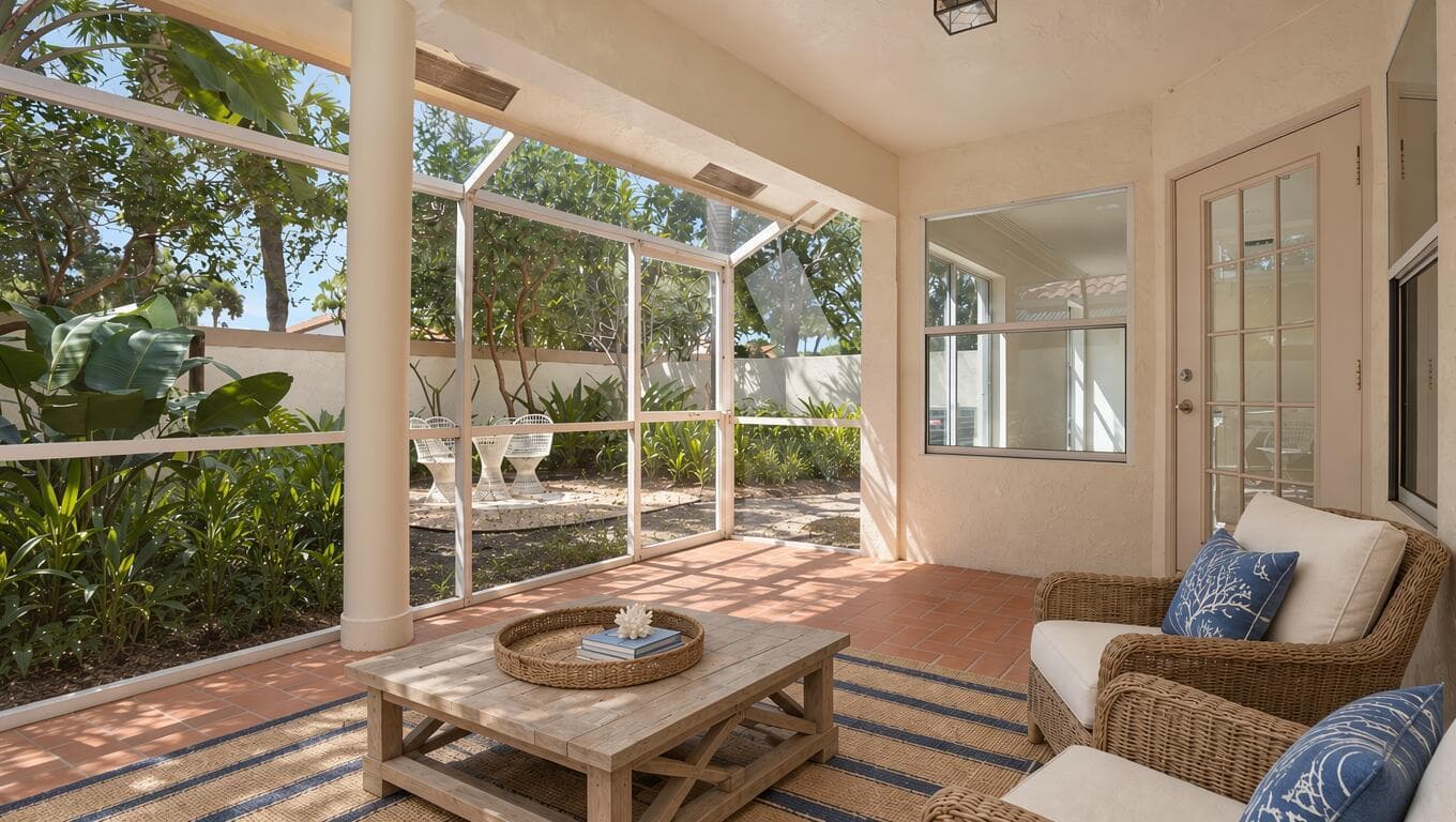 Screened Patio AI generated