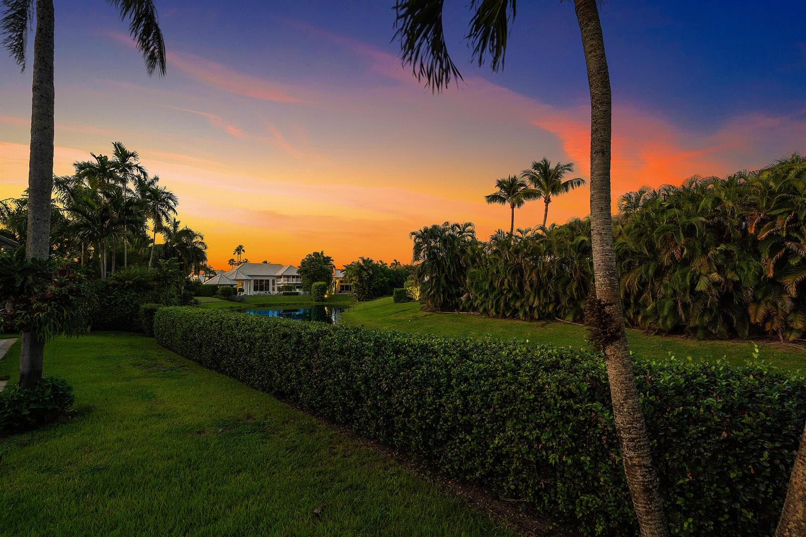 View at twilight