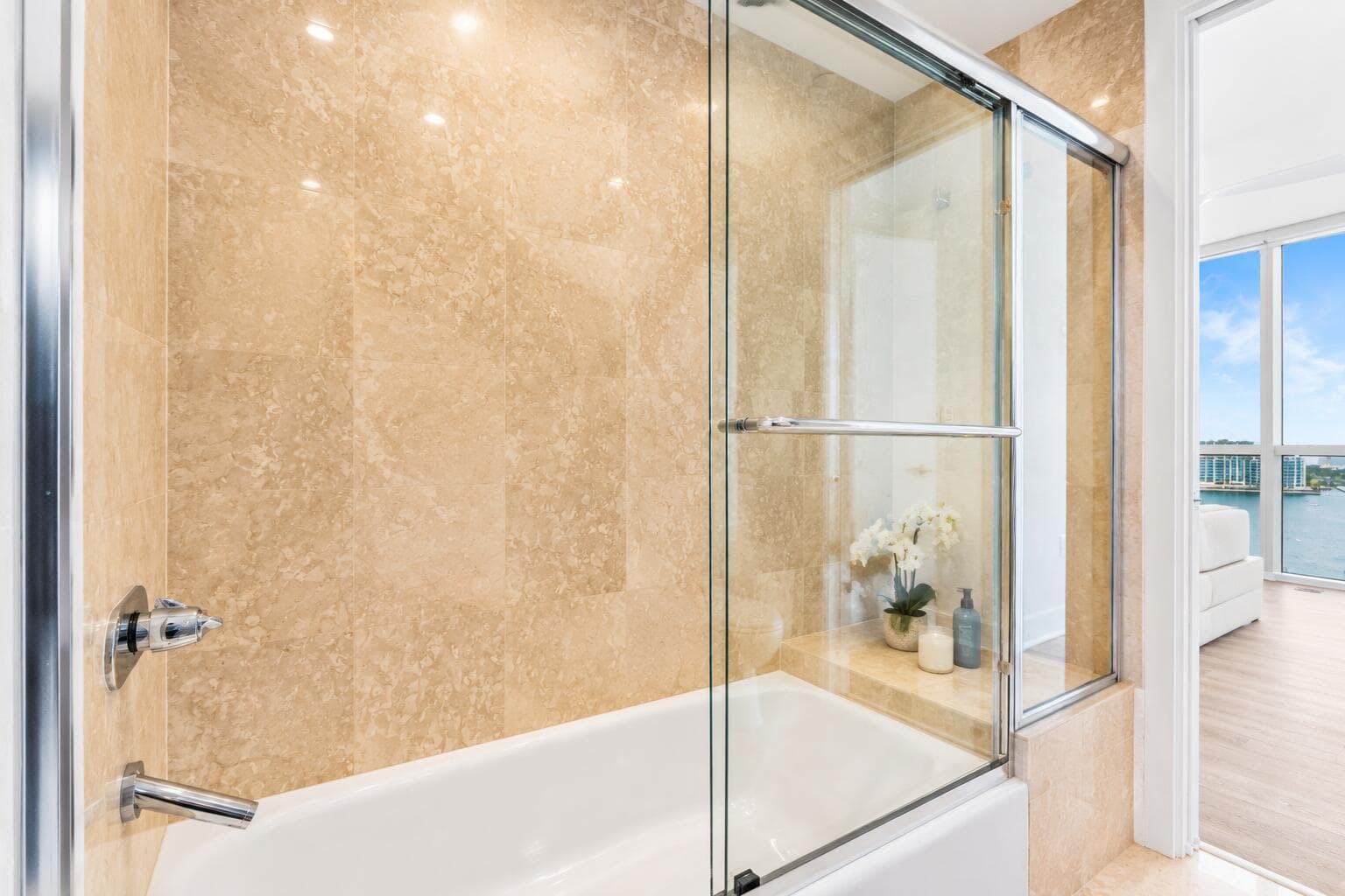 Guest Bathroom with Bay Views
