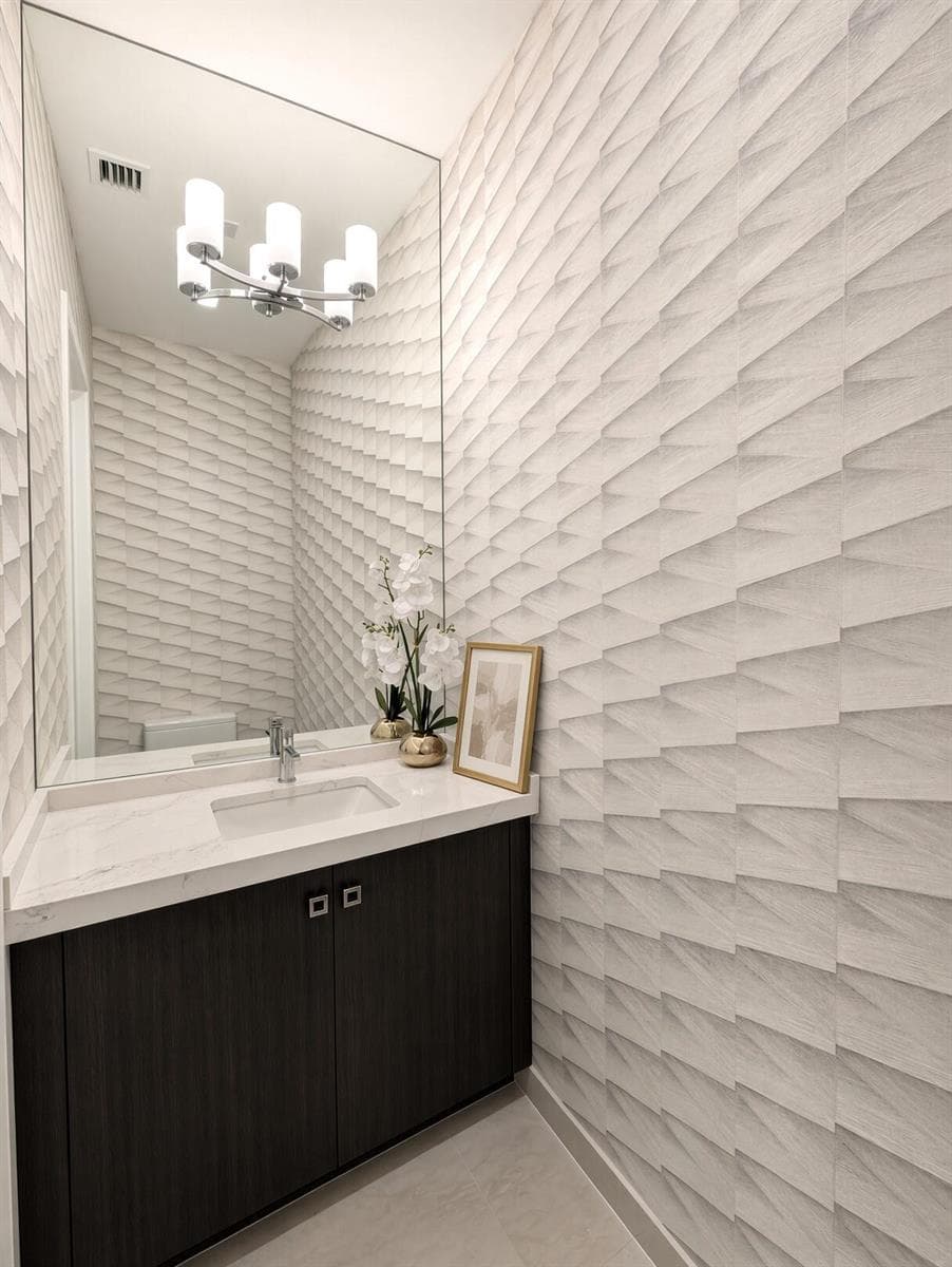 powder room downstairs