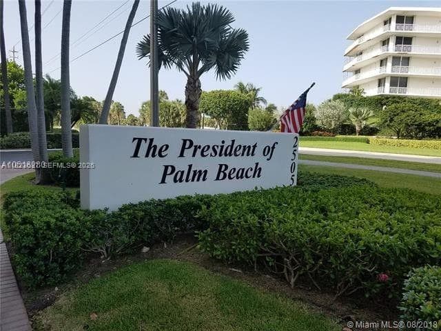 PRESIDENT OF PALM BEACH C #2070