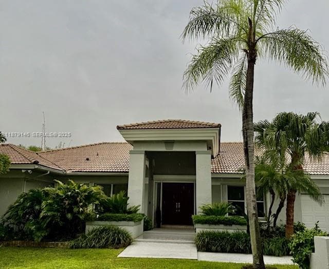 Front facing South